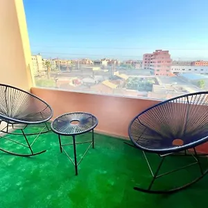 Cozy&elegant Apartment/pool/city Center/gueliz Appartement